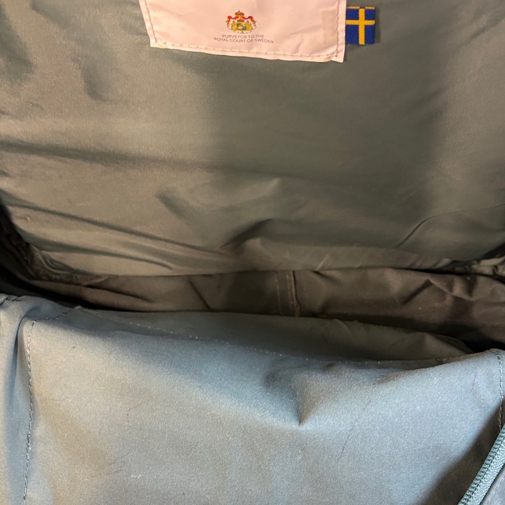 Fjallraven Kånken Backpack in Deep Green with Red Logo - Picture 5 of 13